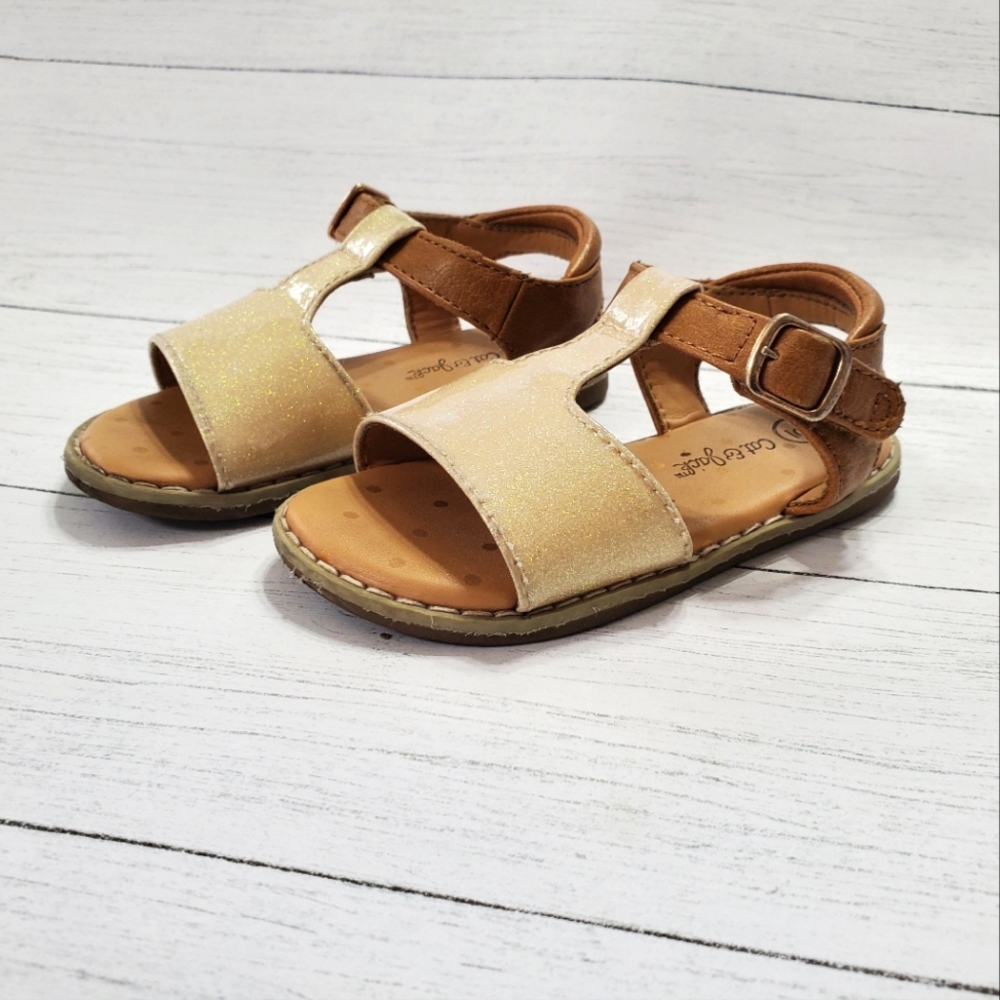 Cat & Jack Brown Sandals Size 6